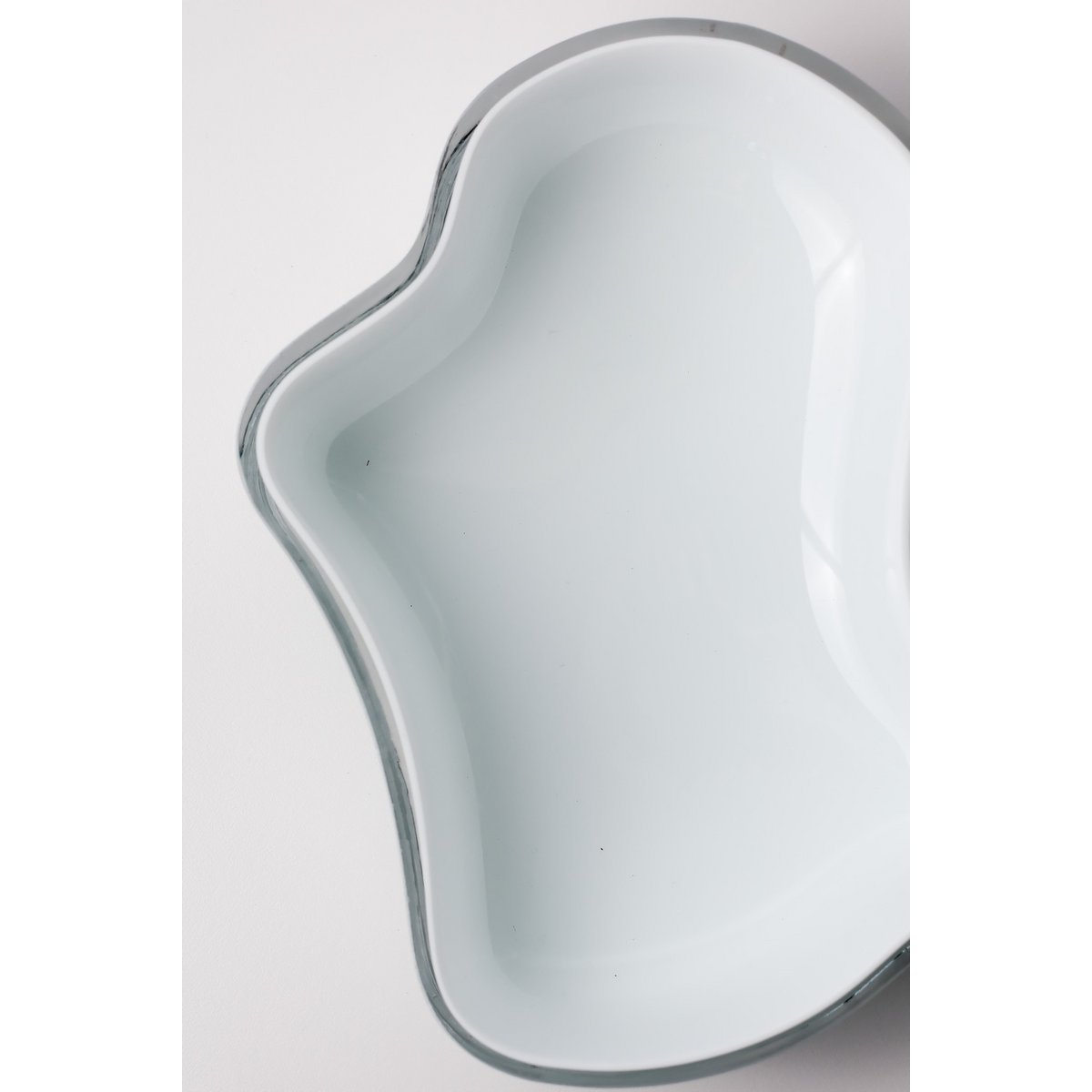 Neue große Schüssel oder Teller im modernen Design, inspiriert von CORAL und Aalto, COR08WH - Yucca Deko