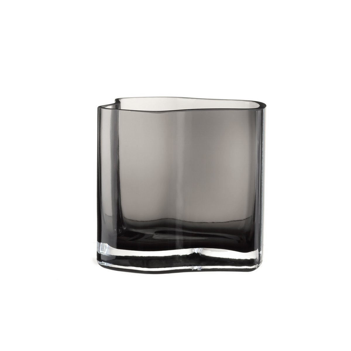 Neue moderne Designvase, inspiriert von CORAL und Aalto, COR13 grau - Yucca Deko