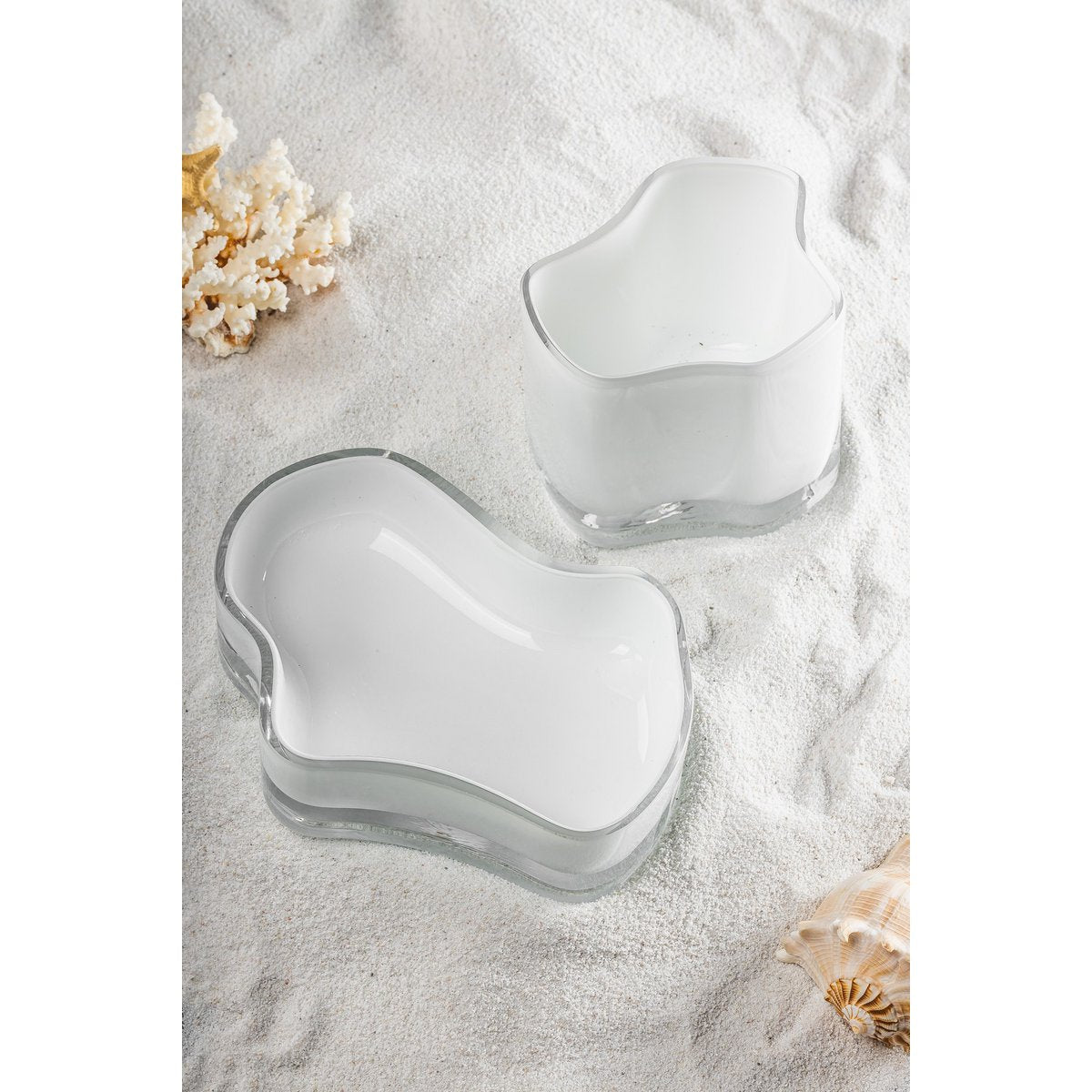 Neue moderne Designvase, inspiriert von CORAL und Aalto, COR13WH - Yucca Deko