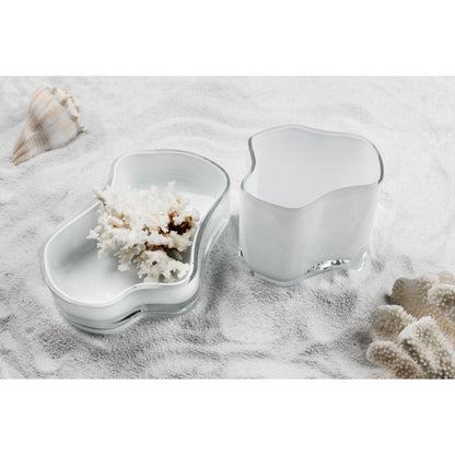 Neue moderne Designvase, inspiriert von CORAL und Aalto, COR13WH - Yucca Deko