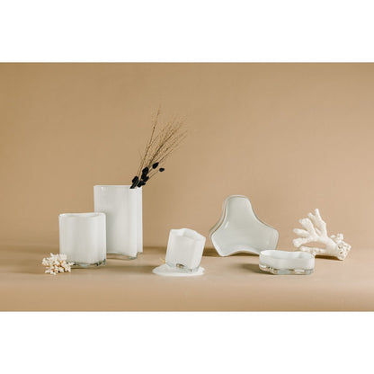 Neue moderne Designvase, inspiriert von CORAL und Aalto, COR13WH - Yucca Deko