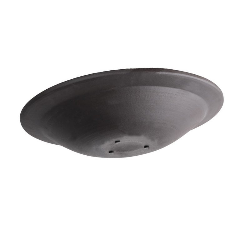 Neue moderne große flache Keramikschale East+West, ULF06BB - Yucca Deko
