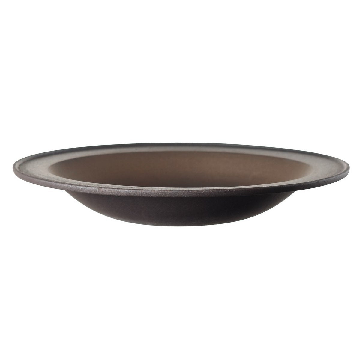 Neue moderne große flache Keramikschale East+West, ULF06BB - Yucca Deko