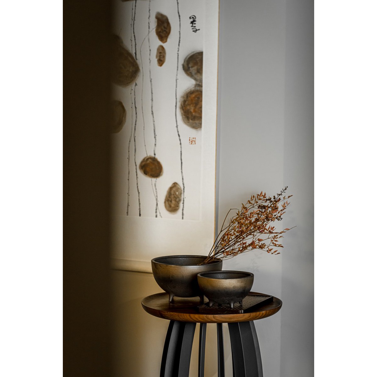 Neue moderne Keramik Glob große Schale Ost+West, OTA10BB - Yucca Deko