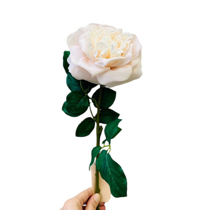 QMF Hand Touch Rose 65cm 1ST rot - Yucca Deko