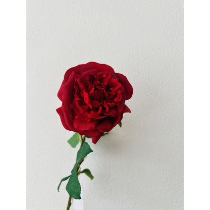 QMF Hand Touch Rose 65cm 1ST rot - Yucca Deko