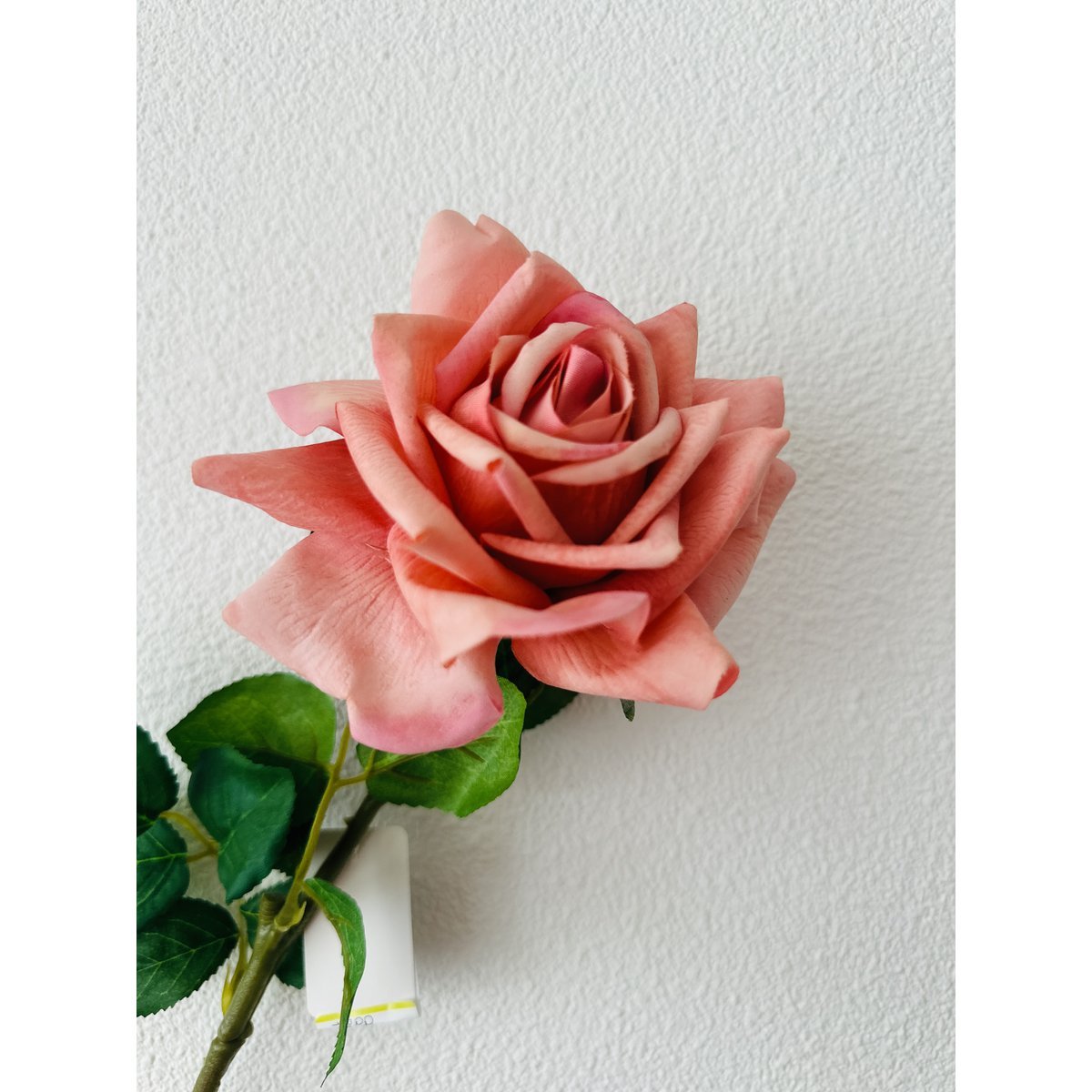 QMF Hand Touch Rose 72 cm MIT 2 STÜCK - Yucca Deko