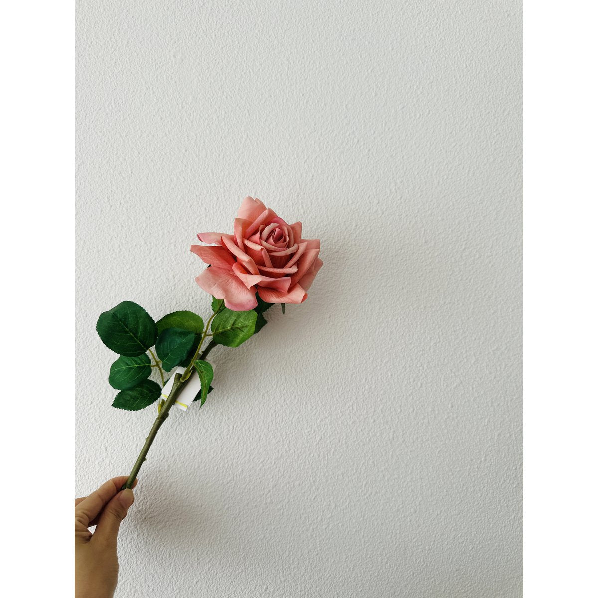 QMF Hand Touch Rose 72 cm MIT 2 STÜCK - Yucca Deko
