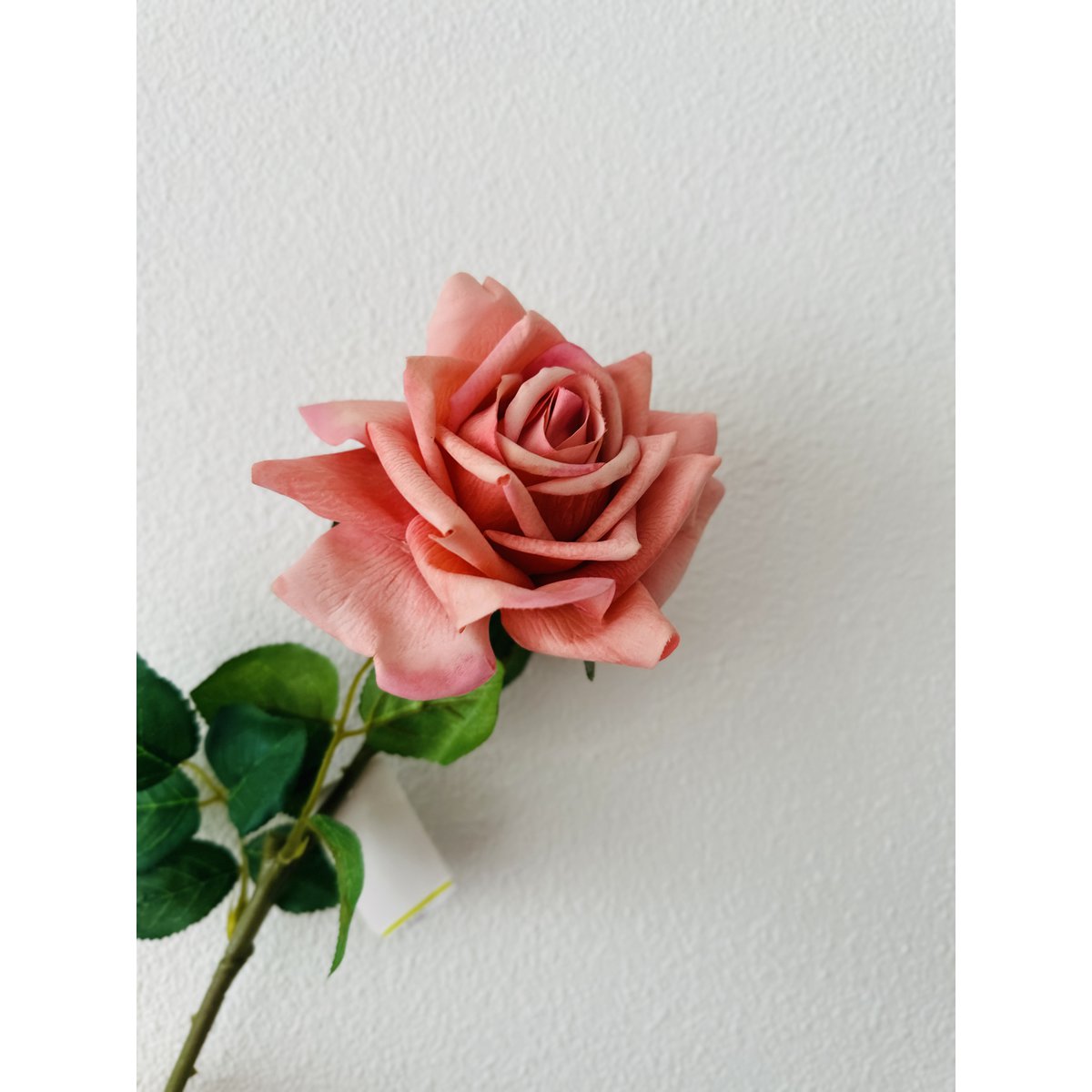 QMF Hand Touch Rose 72 cm MIT 2 STÜCK - Yucca Deko