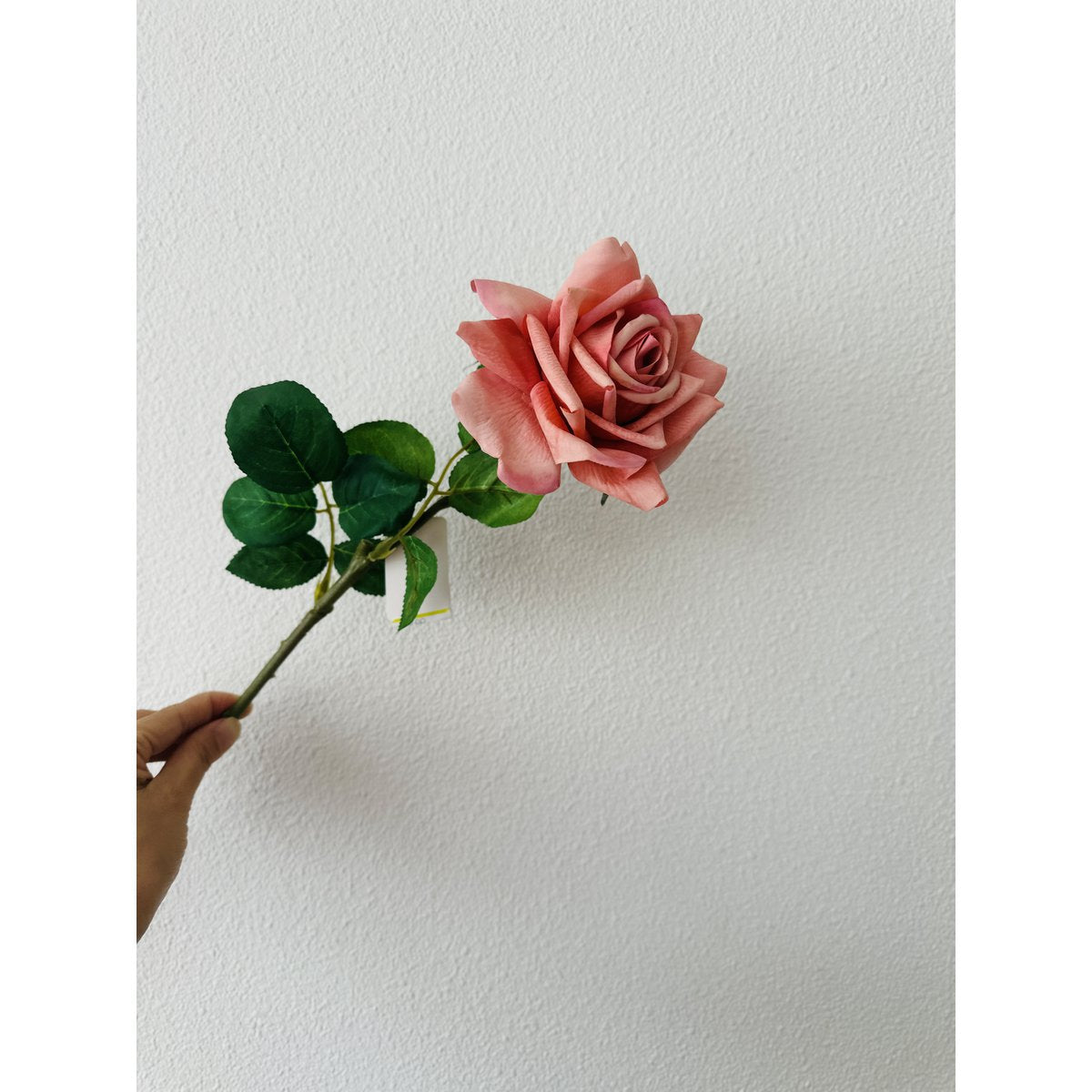 QMF Hand Touch Rose 72 cm MIT 2 STÜCK - Yucca Deko