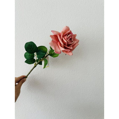 QMF Hand Touch Rose 72 cm MIT 2 STÜCK - Yucca Deko