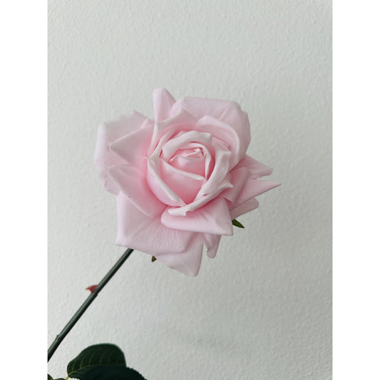 QMF Hand Touch Rose 72cm Hellrosa 2ST - Yucca Deko