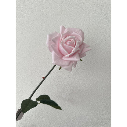 QMF Hand Touch Rose 72cm Hellrosa 2ST - Yucca Deko