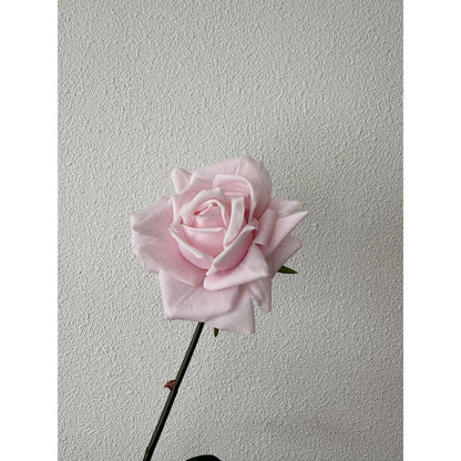 QMF Hand Touch Rose 72cm Hellrosa 2ST - Yucca Deko