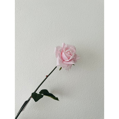 QMF Hand Touch Rose 72cm Hellrosa 2ST - Yucca Deko