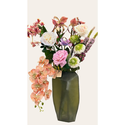 QMF Hand Touch Rose72cm Champagner 2ST - Yucca Deko