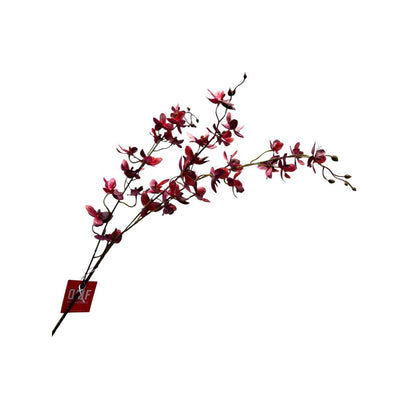 Red Phalaenopsis | Seide Künstliche Blütenlänge 100 1pcs - Yucca Deko