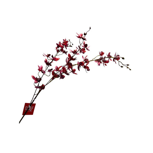 Red Phalaenopsis | Seide Künstliche Blütenlänge 100 1pcs - Yucca Deko