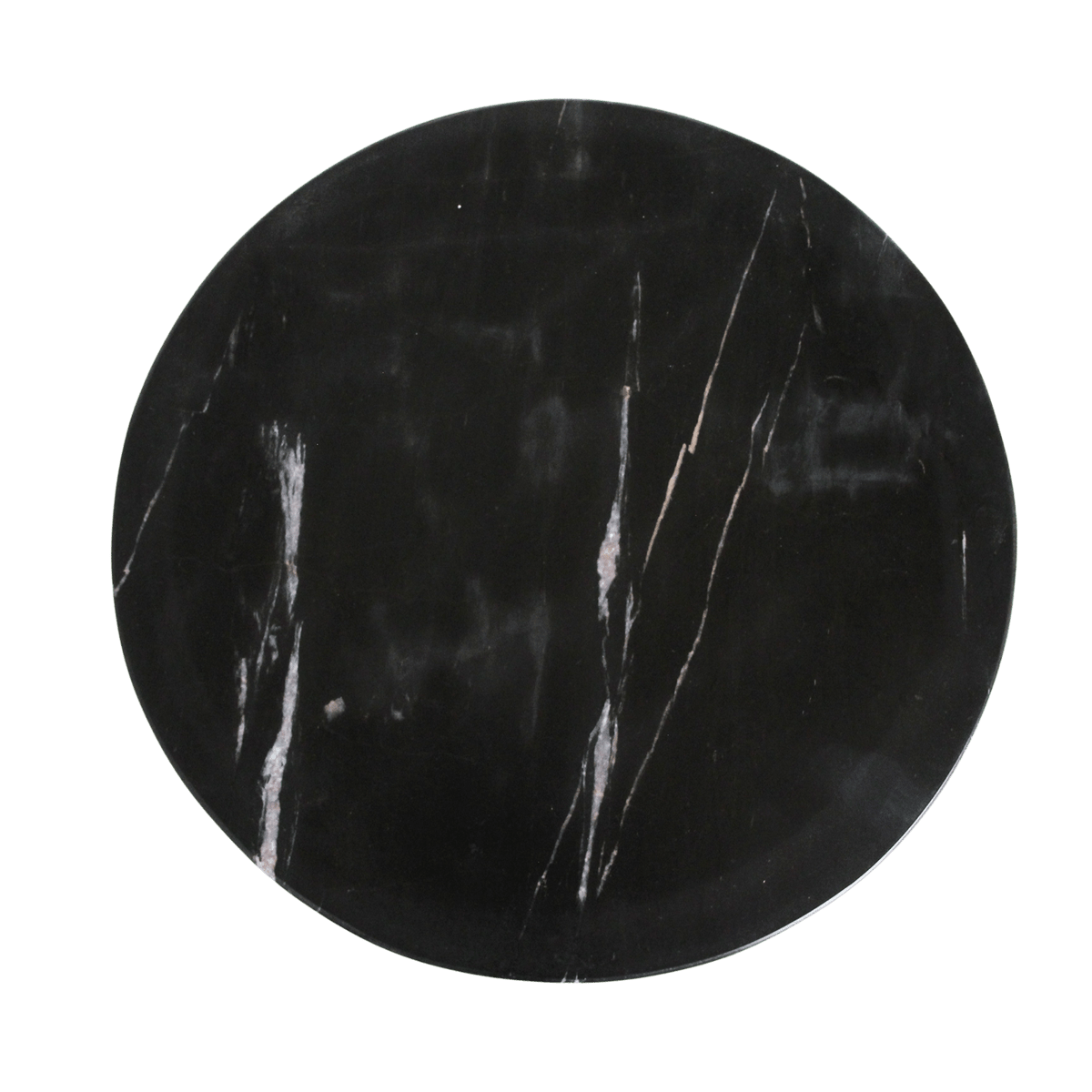 Sabah Beistelltisch Marmor schwarz - 40x40x50 cm - Yucca Deko