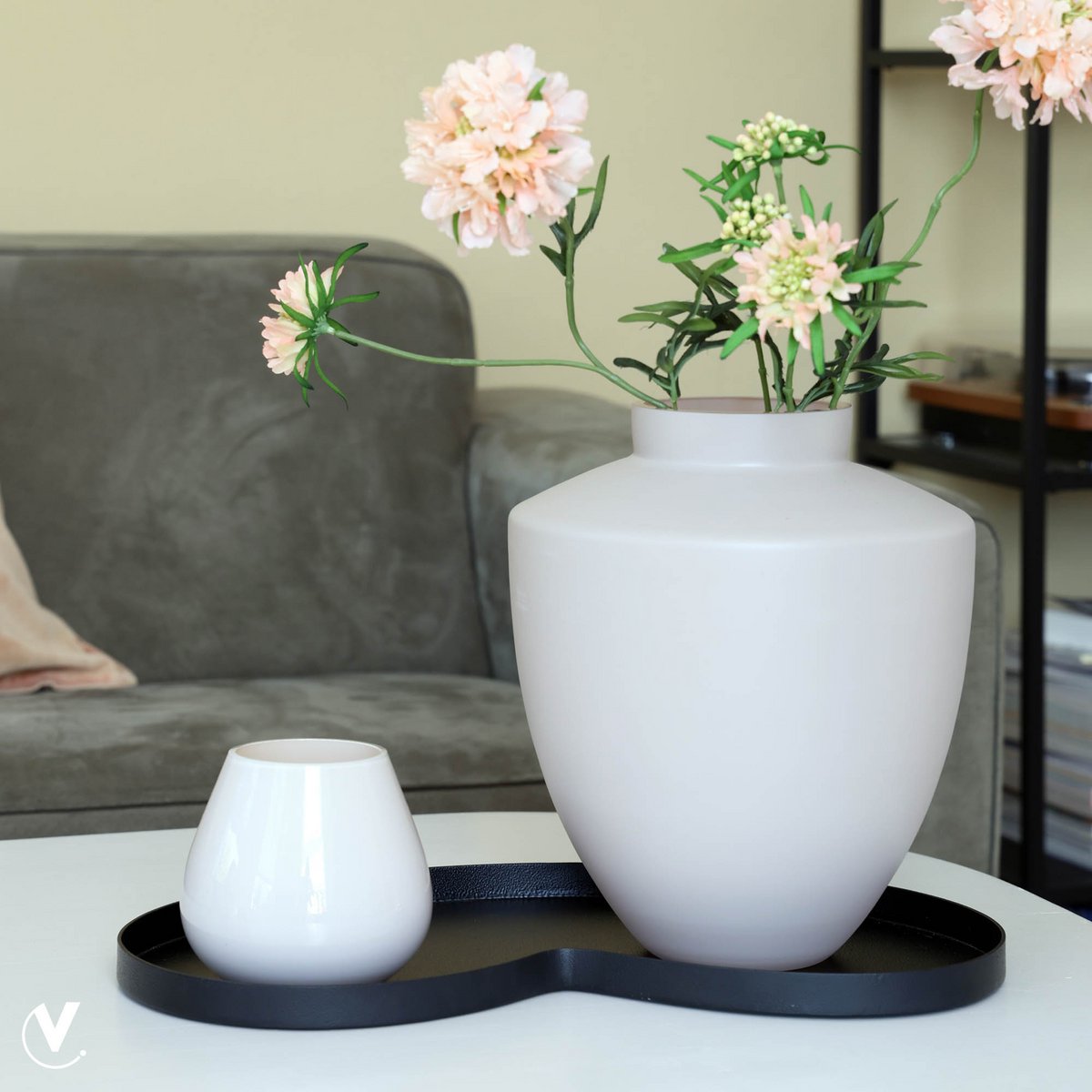 Tablett - Villeta Black - Yucca Deko