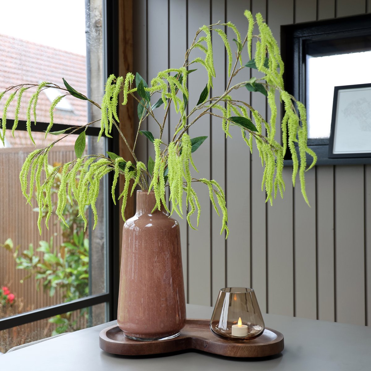 Tablett – Villeta-Walnuss - Yucca Deko