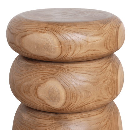 Tao Beistelltisch/Hocker aus Teakholz – 35 x 35 x 45 cm - Yucca Deko