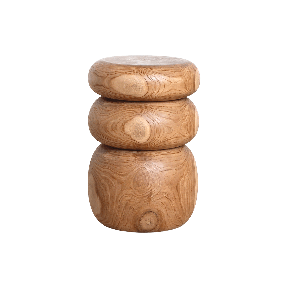 Tao Beistelltisch/Hocker aus Teakholz – 35 x 35 x 45 cm - Yucca Deko