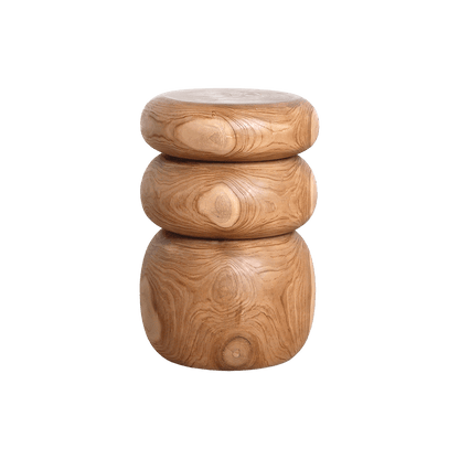 Tao Beistelltisch/Hocker aus Teakholz – 35 x 35 x 45 cm - Yucca Deko