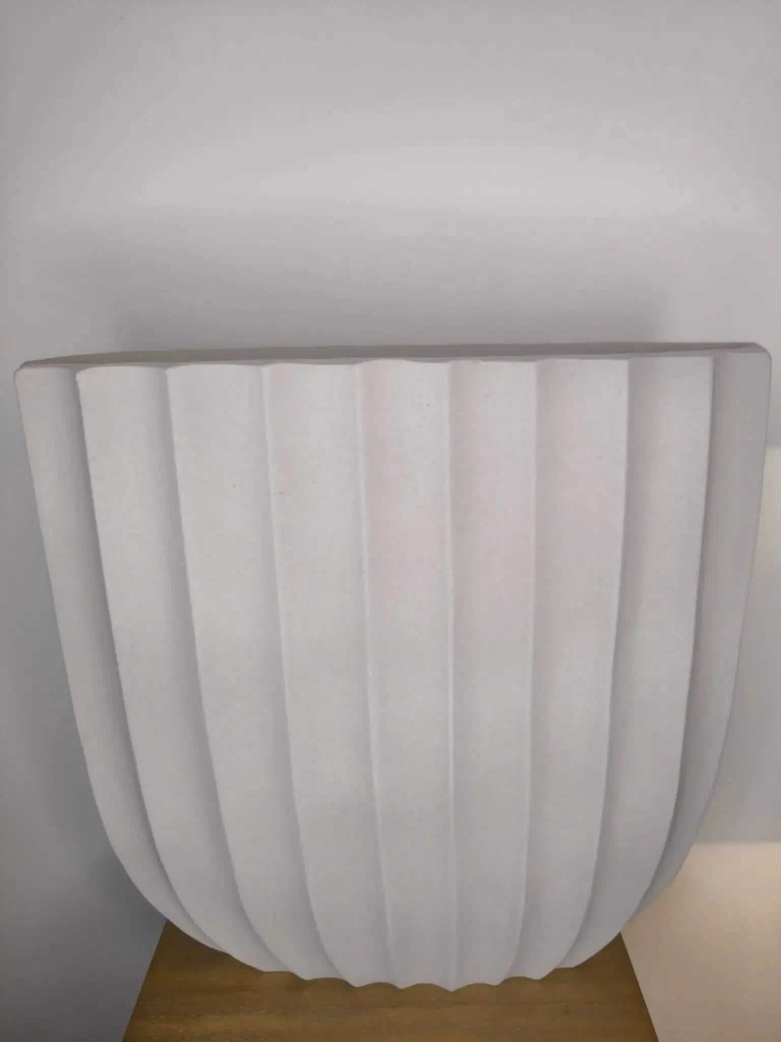 Vase Töpferton Sandfarbe - Yucca Deko