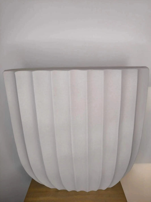 Vase Töpferton Sandfarbe - Yucca Deko
