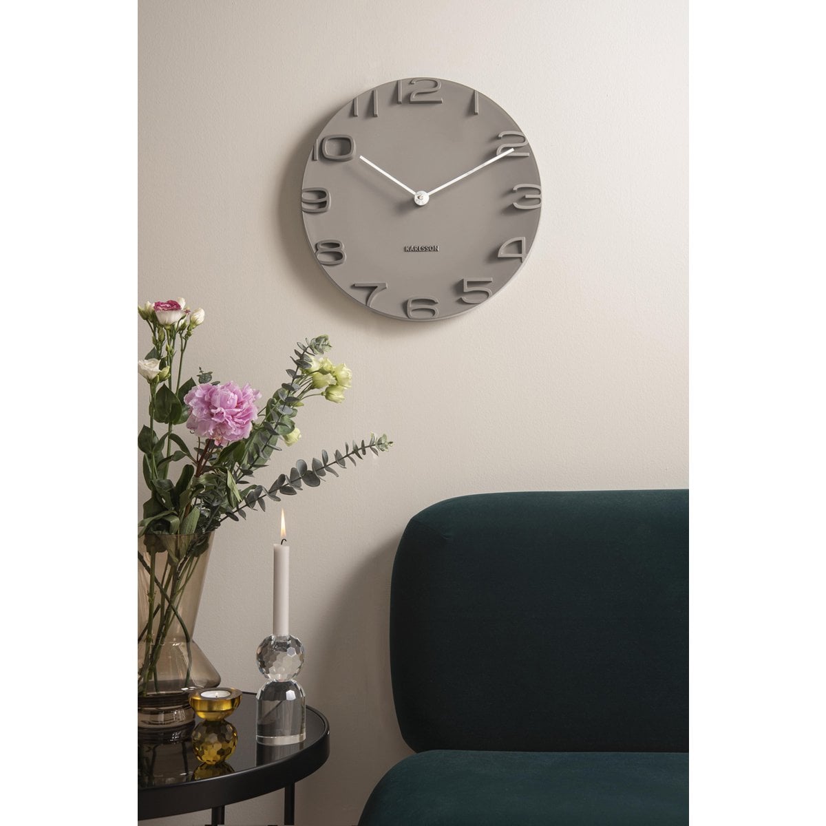 Wanduhr am Rande - Yucca Deko
