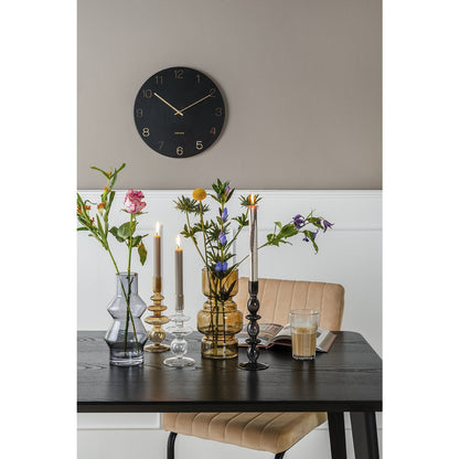 Wanduhr-Charm mit gravierten Zahlen, klein - Yucca Deko