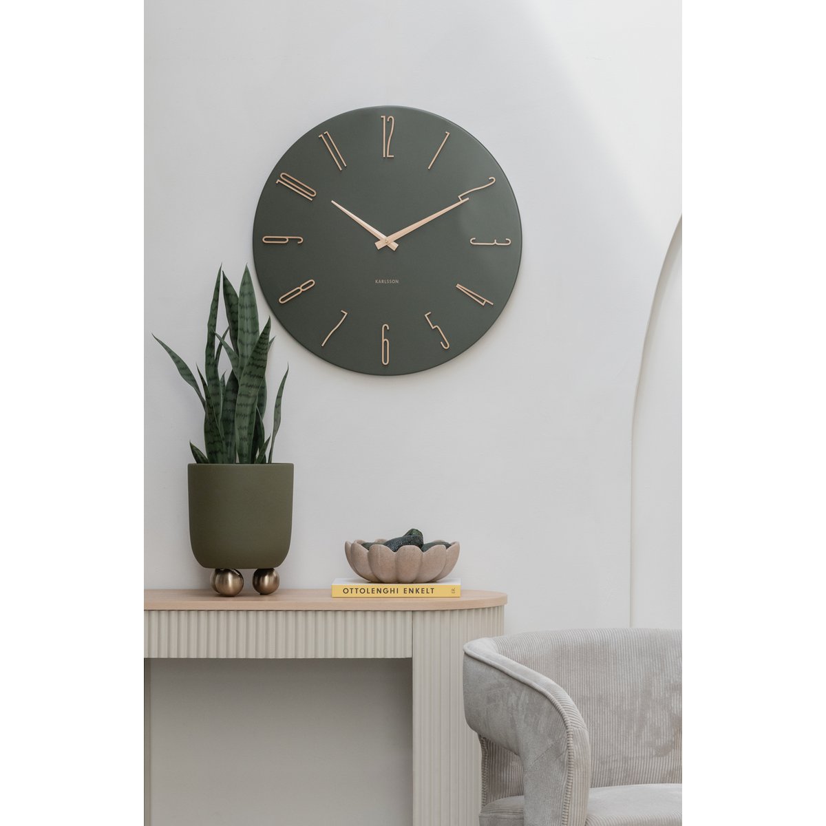 Wanduhr Esmerado Groß - Yucca Deko