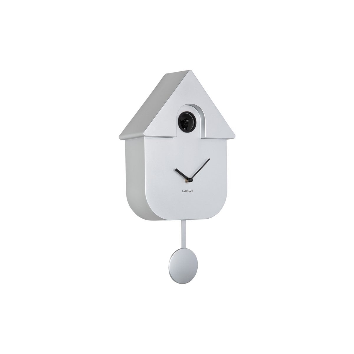 Wanduhr Modern Kuckuck Metallic - Yucca Deko