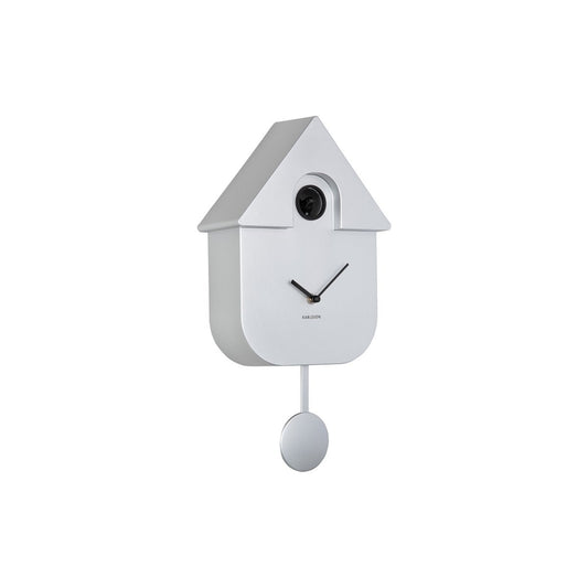 Wanduhr Modern Kuckuck Metallic - Yucca Deko