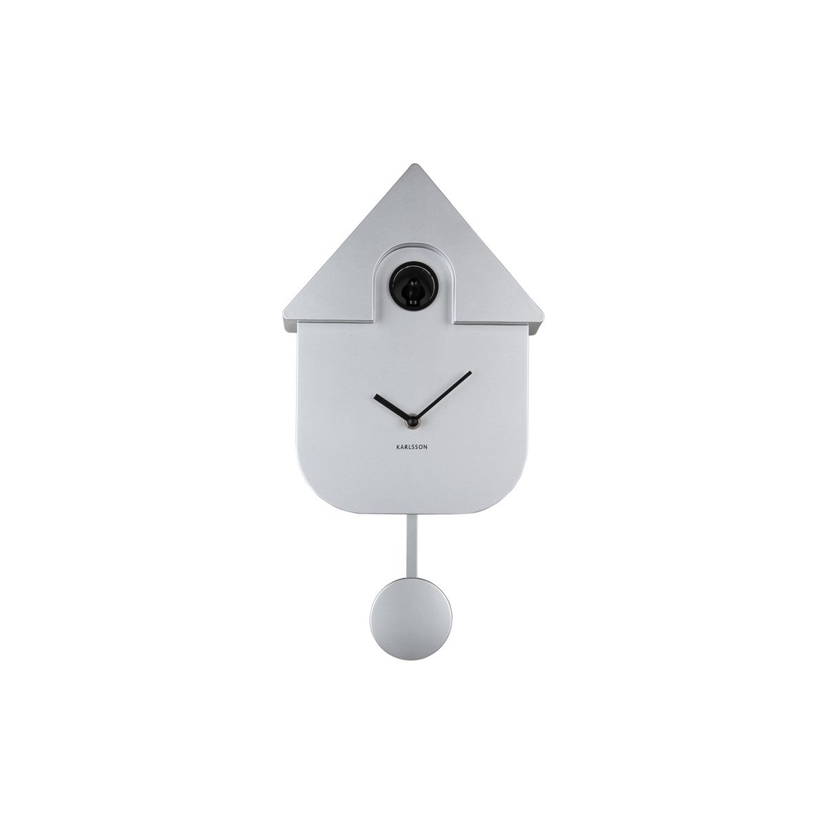 Wanduhr Modern Kuckuck Metallic - Yucca Deko