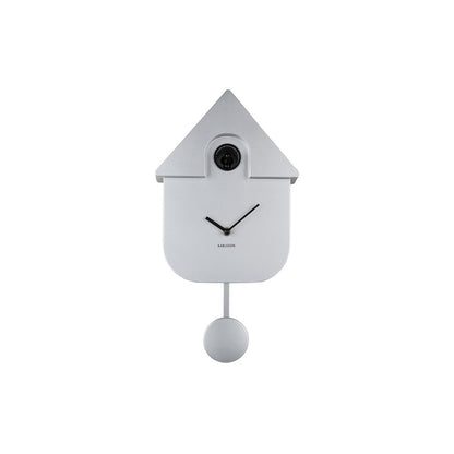 Wanduhr Modern Kuckuck Metallic - Yucca Deko