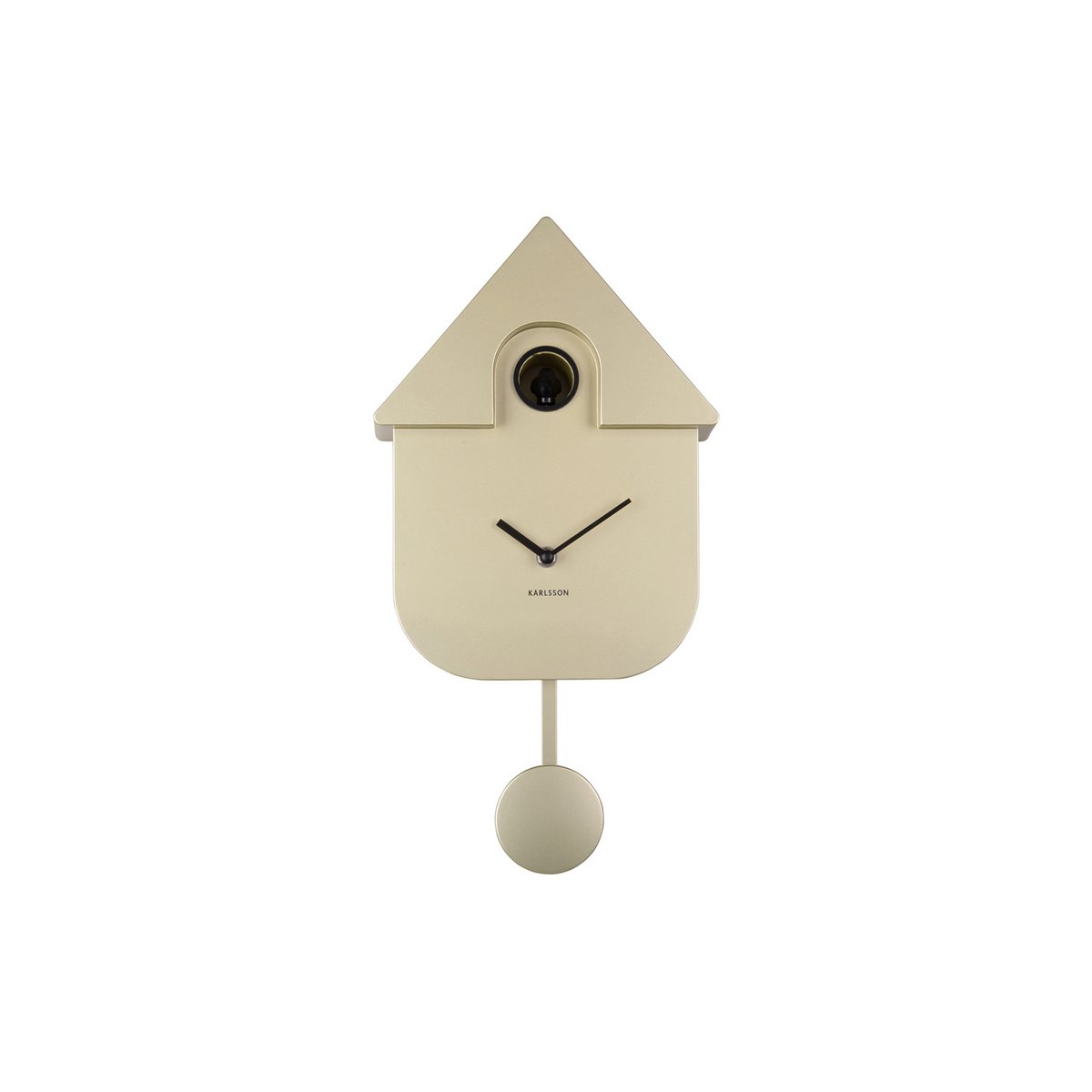 Wanduhr Modern Kuckuck Metallic - Yucca Deko
