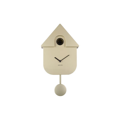 Wanduhr Modern Kuckuck Metallic - Yucca Deko
