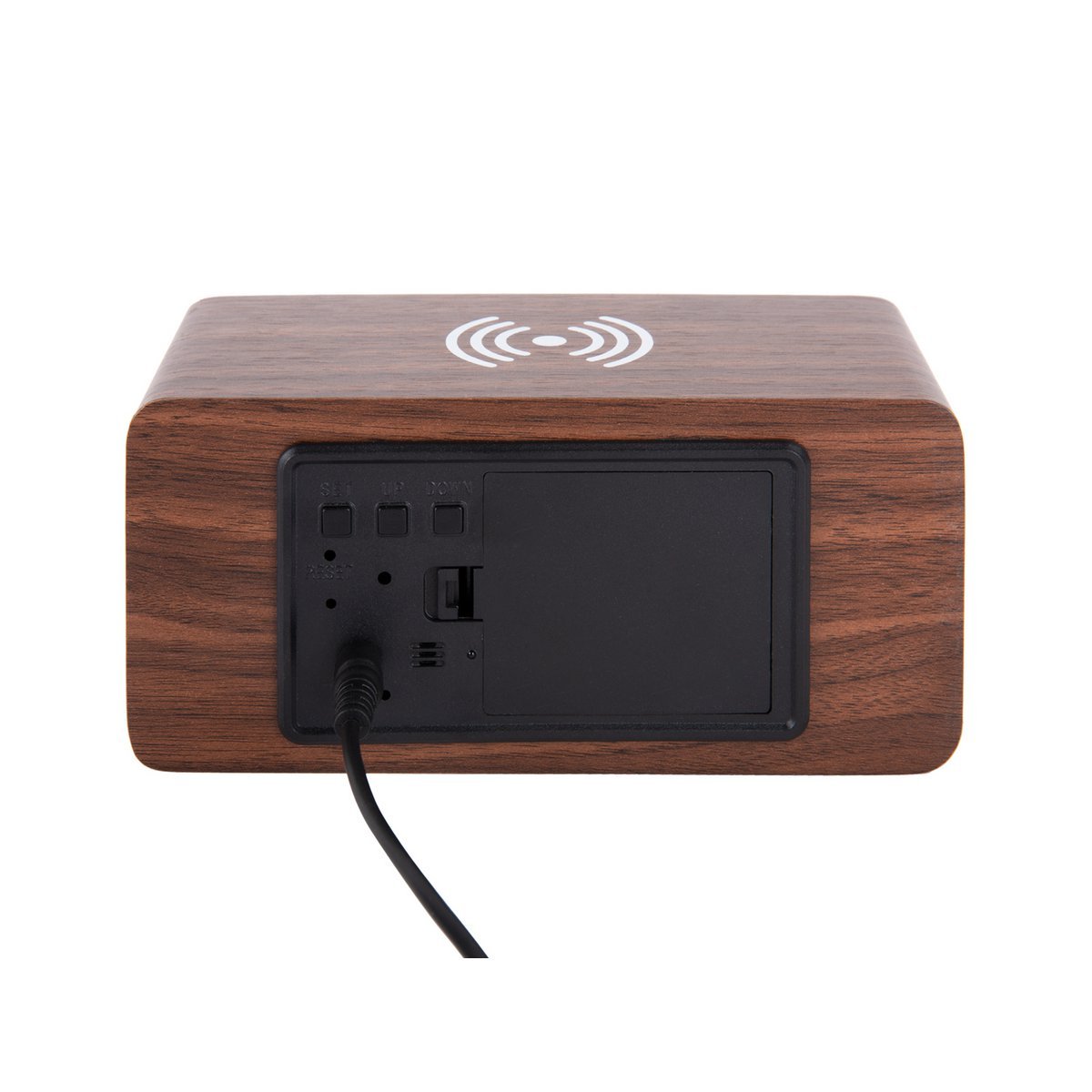 Weckerblock mit Telefonladegerät-LED - Yucca Deko