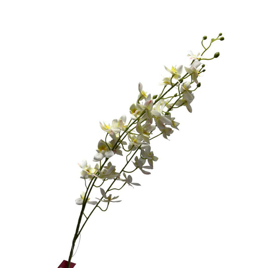Weiße Phalaenopsis | Seide Künstliche Blütenlänge 100 1pcs - Yucca Deko