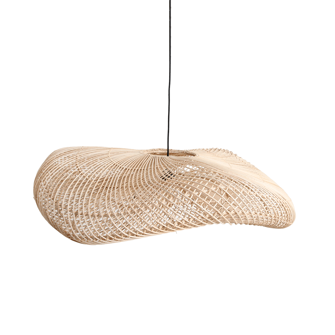 Wellenhängelampe Naturel xl - Yucca Deko