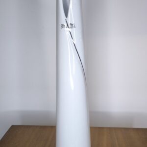 Keramik Vase weiß mittel 40cm hoch