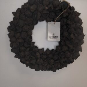 Kranz Coco Fruit 30cm Couronne DunkelGrau
