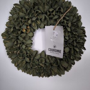 Kranz Trockenblumen Bakulifrüchte Grün