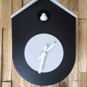 Kuckucksuhr Karlsson 30cm Hoch Schwarzbeige