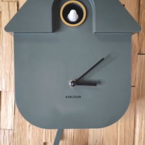 Kuckucksuhr Karlsson Dunkelgrün 40cm Hoch