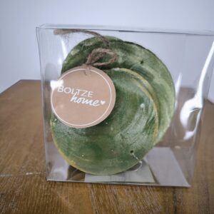 Muschelgirlande Boltze Capiz 120cm Dunkelgrün