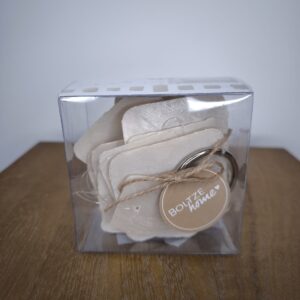 Muschelgirlande Boltze Capiz 180cm Hellgrau