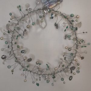 Perlenkreis Bellarte 25cm mint/weiß